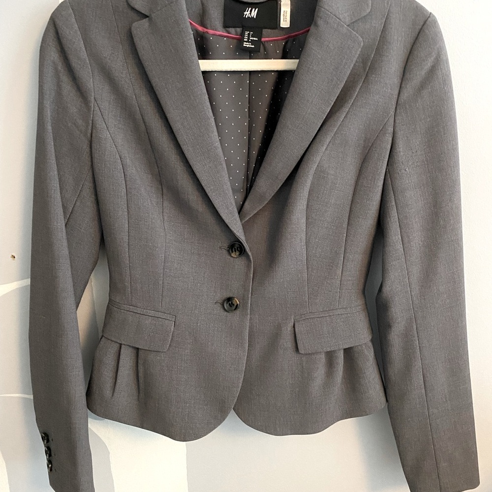 H&M grey blazer